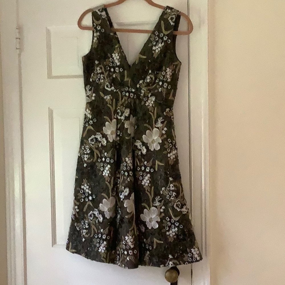Calvin Klein Sparkly Floral Cocktail Dress